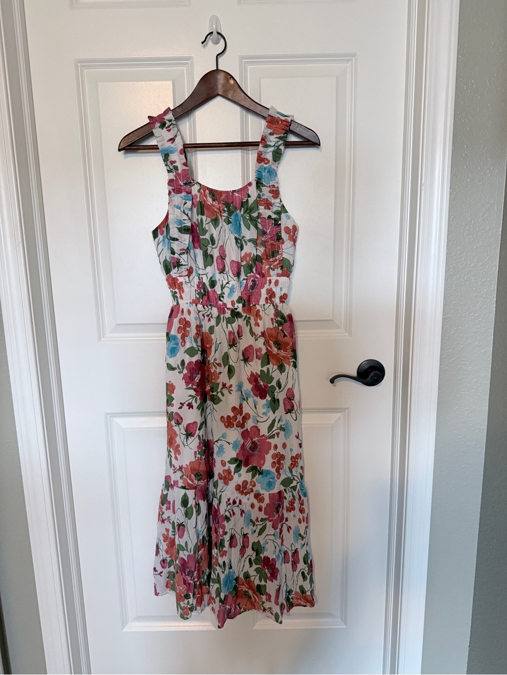 Abercrombie &Fitch Kids Floral Sleeveless Long Dress